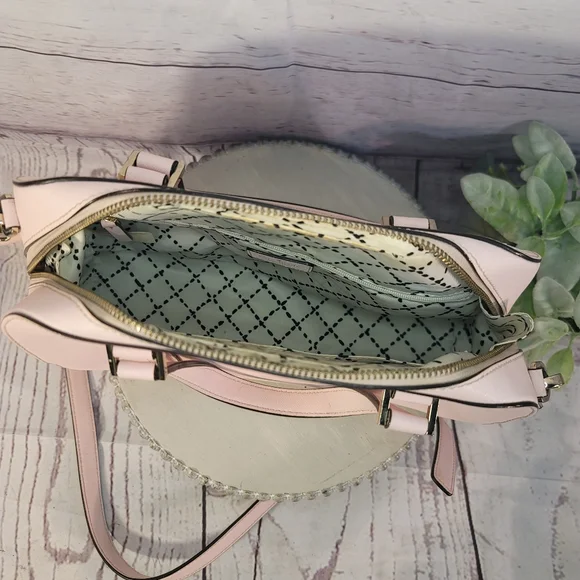 Kate Spade Newbury Lane Small Felix Soft-Pink Saffiano Leather Satchel Bag - Picture 7 of 10